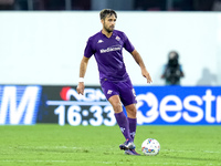 Luca Ranieri of ACF Fiorentina in action during the Serie A Enilive match between ACF Fiorentina and AC Monza at Stadio Artemio Franchi on S...