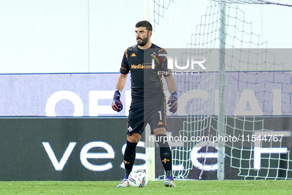 Pietro Terracciano of ACF Fiorentina during the Serie A Enilive match between ACF Fiorentina and AC Monza at Stadio Artemio Franchi on Septe...