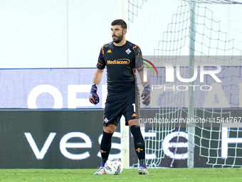 Pietro Terracciano of ACF Fiorentina during the Serie A Enilive match between ACF Fiorentina and AC Monza at Stadio Artemio Franchi on Septe...