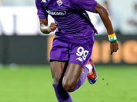 Cristian Kouame of ACF Fiorentina during the Serie A Enilive match between ACF Fiorentina and AC Monza at Stadio Artemio Franchi on Septembe...