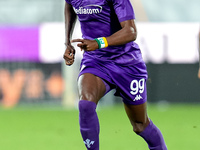 Cristian Kouame of ACF Fiorentina during the Serie A Enilive match between ACF Fiorentina and AC Monza at Stadio Artemio Franchi on Septembe...