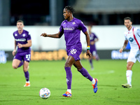 Cristian Kouame of ACF Fiorentina during the Serie A Enilive match between ACF Fiorentina and AC Monza at Stadio Artemio Franchi on Septembe...