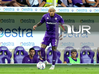 Dodo of ACF Fiorentina during the Serie A Enilive match between ACF Fiorentina and AC Monza at Stadio Artemio Franchi on September 01, 2024...