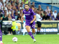 Yacine Adly of ACF Fiorentina during the Serie A Enilive match between ACF Fiorentina and AC Monza at Stadio Artemio Franchi on September 01...