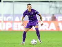 Cristiano Biraghi of ACF Fiorentina during the Serie A Enilive match between ACF Fiorentina and AC Monza at Stadio Artemio Franchi on Septem...