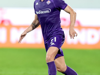 Robin Gosens of ACF Fiorentina during the Serie A Enilive match between ACF Fiorentina and AC Monza at Stadio Artemio Franchi on September 0...