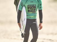 Stef van Noordennen of the Netherlands surfs on day 1 of the ABANCA Pantin Classic Galicia Pro 2024 in Pantin Beach, La Coruna, Spain. (