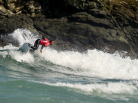 John John Rabinovitch of Israel surfs on day 1 of the ABANCA Pantin Classic Galicia Pro 2024 in Pantin Beach, La Coruna, Spain. (