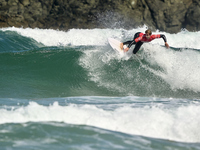 Sean Gunning of Spain surfs on day 1 of the ABANCA Pantin Classic Galicia Pro 2024 in Pantin Beach, La Coruna, Spain. (