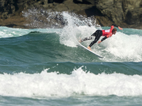 Sean Gunning of Spain surfs on day 1 of the ABANCA Pantin Classic Galicia Pro 2024 in Pantin Beach, La Coruna, Spain. (