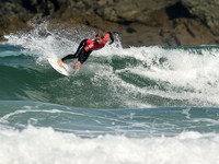 Sean Gunning of Spain surfs on day 1 of the ABANCA Pantin Classic Galicia Pro 2024 in Pantin Beach, La Coruna, Spain. (