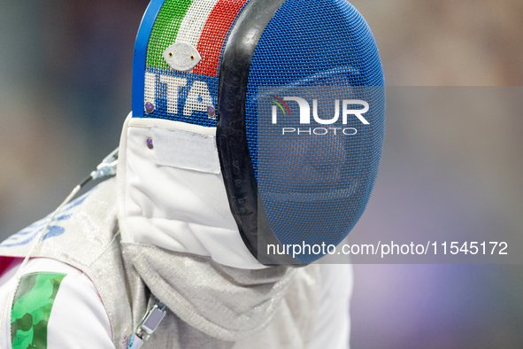 Beatrice Maria ''Bebe'' Vio Grandis of Italy competes against Nadiia Doloh of Ukraine during the Women's Foil Category B Quarterfinal at Gra...