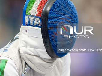 Beatrice Maria ''Bebe'' Vio Grandis of Italy competes against Nadiia Doloh of Ukraine during the Women's Foil Category B Quarterfinal at Gra...