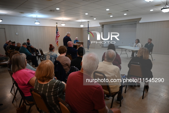 Residents and veterans voice their concerns. Mayor Gail Rottenstrich and Borough Manager Kurt Peluso face criticism for removing the battlef...