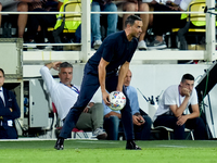 Raffaele Palladino head coach of ACF Fiorentina during the Serie A Enilive match between ACF Fiorentina and AC Monza at Stadio Artemio Franc...