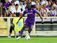 Jonathan Ikone of ACF Fiorentina during the Serie A Enilive match between ACF Fiorentina and AC Monza at Stadio Artemio Franchi on September...