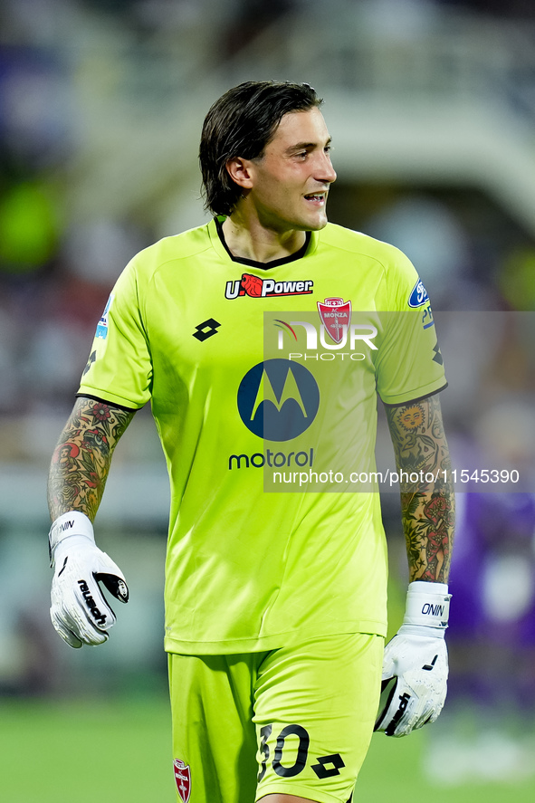 Stefano Turati of AC Monza looks on during the Serie A Enilive match between ACF Fiorentina and AC Monza at Stadio Artemio Franchi on Septem...