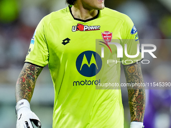 Stefano Turati of AC Monza looks on during the Serie A Enilive match between ACF Fiorentina and AC Monza at Stadio Artemio Franchi on Septem...