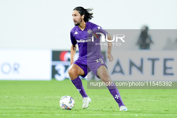 Yacine Adly of ACF Fiorentina during the Serie A Enilive match between ACF Fiorentina and AC Monza at Stadio Artemio Franchi on September 01...