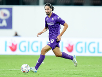 Yacine Adly of ACF Fiorentina during the Serie A Enilive match between ACF Fiorentina and AC Monza at Stadio Artemio Franchi on September 01...