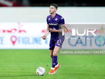 Robin Gosens of ACF Fiorentina during the Serie A Enilive match between ACF Fiorentina and AC Monza at Stadio Artemio Franchi on September 0...