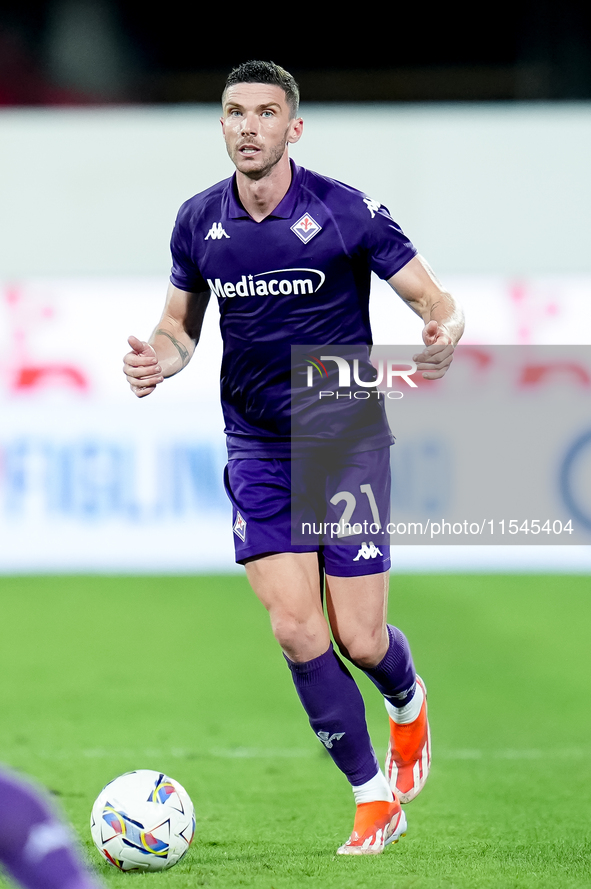 Robin Gosens of ACF Fiorentina during the Serie A Enilive match between ACF Fiorentina and AC Monza at Stadio Artemio Franchi on September 0...