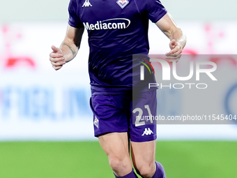 Robin Gosens of ACF Fiorentina during the Serie A Enilive match between ACF Fiorentina and AC Monza at Stadio Artemio Franchi on September 0...