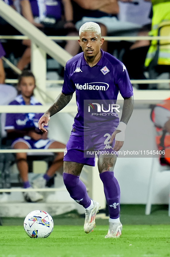 Dodo of ACF Fiorentina during the Serie A Enilive match between ACF Fiorentina and AC Monza at Stadio Artemio Franchi on September 01, 2024...