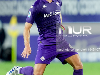 Edoardo Bove of ACF Fiorentina during the Serie A Enilive match between ACF Fiorentina and AC Monza at Stadio Artemio Franchi on September 0...