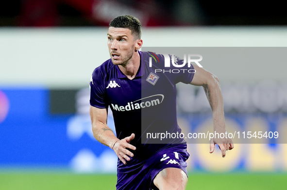 Robin Gosens of ACF Fiorentina during the Serie A Enilive match between ACF Fiorentina and AC Monza at Stadio Artemio Franchi on September 0...