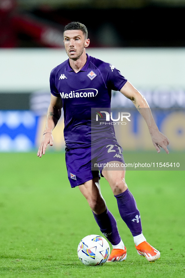 Robin Gosens of ACF Fiorentina during the Serie A Enilive match between ACF Fiorentina and AC Monza at Stadio Artemio Franchi on September 0...