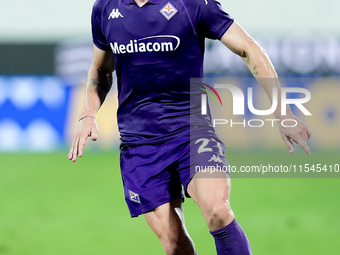 Robin Gosens of ACF Fiorentina during the Serie A Enilive match between ACF Fiorentina and AC Monza at Stadio Artemio Franchi on September 0...