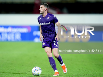 Robin Gosens of ACF Fiorentina during the Serie A Enilive match between ACF Fiorentina and AC Monza at Stadio Artemio Franchi on September 0...