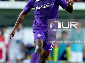 Jonathan Ikone of ACF Fiorentina during the Serie A Enilive match between ACF Fiorentina and AC Monza at Stadio Artemio Franchi on September...