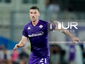 Robin Gosens of ACF Fiorentina during the Serie A Enilive match between ACF Fiorentina and AC Monza at Stadio Artemio Franchi on September 0...