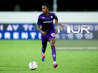 Cristian Kouame of ACF Fiorentina during the Serie A Enilive match between ACF Fiorentina and AC Monza at Stadio Artemio Franchi on Septembe...