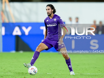 Yacine Adly of ACF Fiorentina during the Serie A Enilive match between ACF Fiorentina and AC Monza at Stadio Artemio Franchi on September 01...