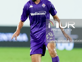 Yacine Adly of ACF Fiorentina during the Serie A Enilive match between ACF Fiorentina and AC Monza at Stadio Artemio Franchi on September 01...