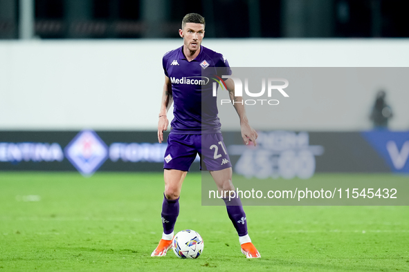 Robin Gosens of ACF Fiorentina during the Serie A Enilive match between ACF Fiorentina and AC Monza at Stadio Artemio Franchi on September 0...