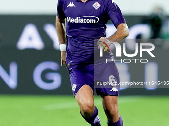 Luca Ranieri of ACF Fiorentina during the Serie A Enilive match between ACF Fiorentina and AC Monza at Stadio Artemio Franchi on September 0...