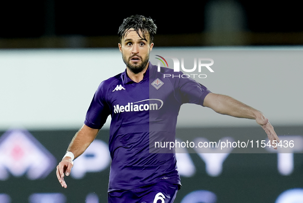 Luca Ranieri of ACF Fiorentina during the Serie A Enilive match between ACF Fiorentina and AC Monza at Stadio Artemio Franchi on September 0...