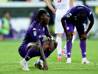 Moise Kean of ACF Fiorentina looks dejected during the Serie A Enilive match between ACF Fiorentina and AC Monza at Stadio Artemio Franchi o...