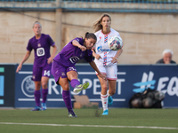 Luna Vanzeir of Anderlecht is in action during the UEFA Women's Champions League First qualifying round, Semi-finals CP-Group 4 soccer match...