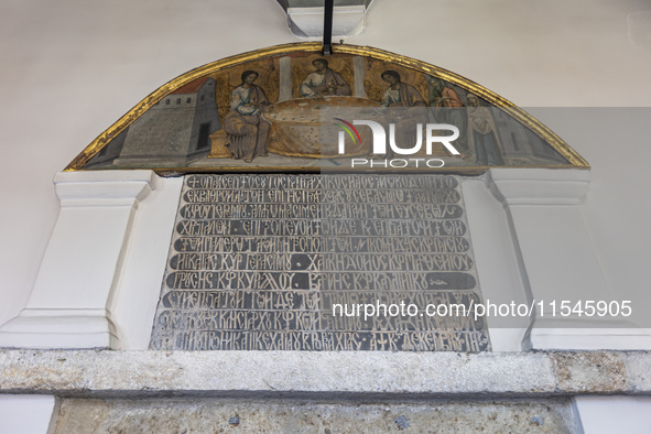 Inside he Patriarchal Cathedral Church of St. George at the Ecumenical Patriarchate of Constantinople of the Eastern Orthodox Church known a...