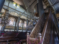 Inside he Patriarchal Cathedral Church of St. George at the Ecumenical Patriarchate of Constantinople of the Eastern Orthodox Church known a...