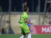 Marijana Jankov of Breznica reacts after scoring the 1-0 goal during the UEFA Women's Champions League First qualifying round, Semi-finals C...