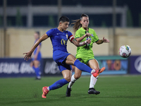 Stefania Farrugia of Birkirkara is in action during the UEFA Women's Champions League First qualifying round, Semi-finals CP-Group 4 soccer...