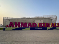 General exterior view of Ahmad Bin Ali Stadium in Al Rayyan, Qatar, on September 4, 2024, ahead of the FIFA World Cup 2026 AFC Asian qualifi...