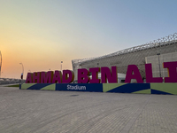 General exterior view of Ahmad Bin Ali Stadium in Al Rayyan, Qatar, on September 4, 2024, ahead of the FIFA World Cup 2026 AFC Asian qualifi...