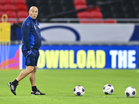 Head coach Marquez Lopez of the Qatar national team attends a training session at Ahmad Bin Ali Stadium in Al Rayyan, Qatar, on September 4,...